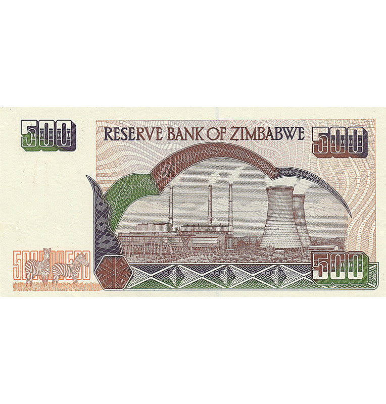 Zimbabwe 500 Dollars 2001-2004 ND Pick 11